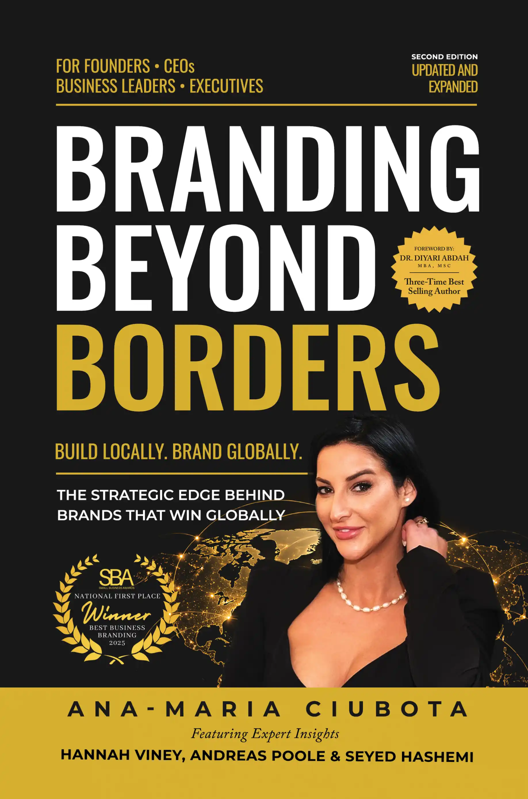 Branding Beyond Borders by Ana-Maria Ciubota — Business & Career book cover design