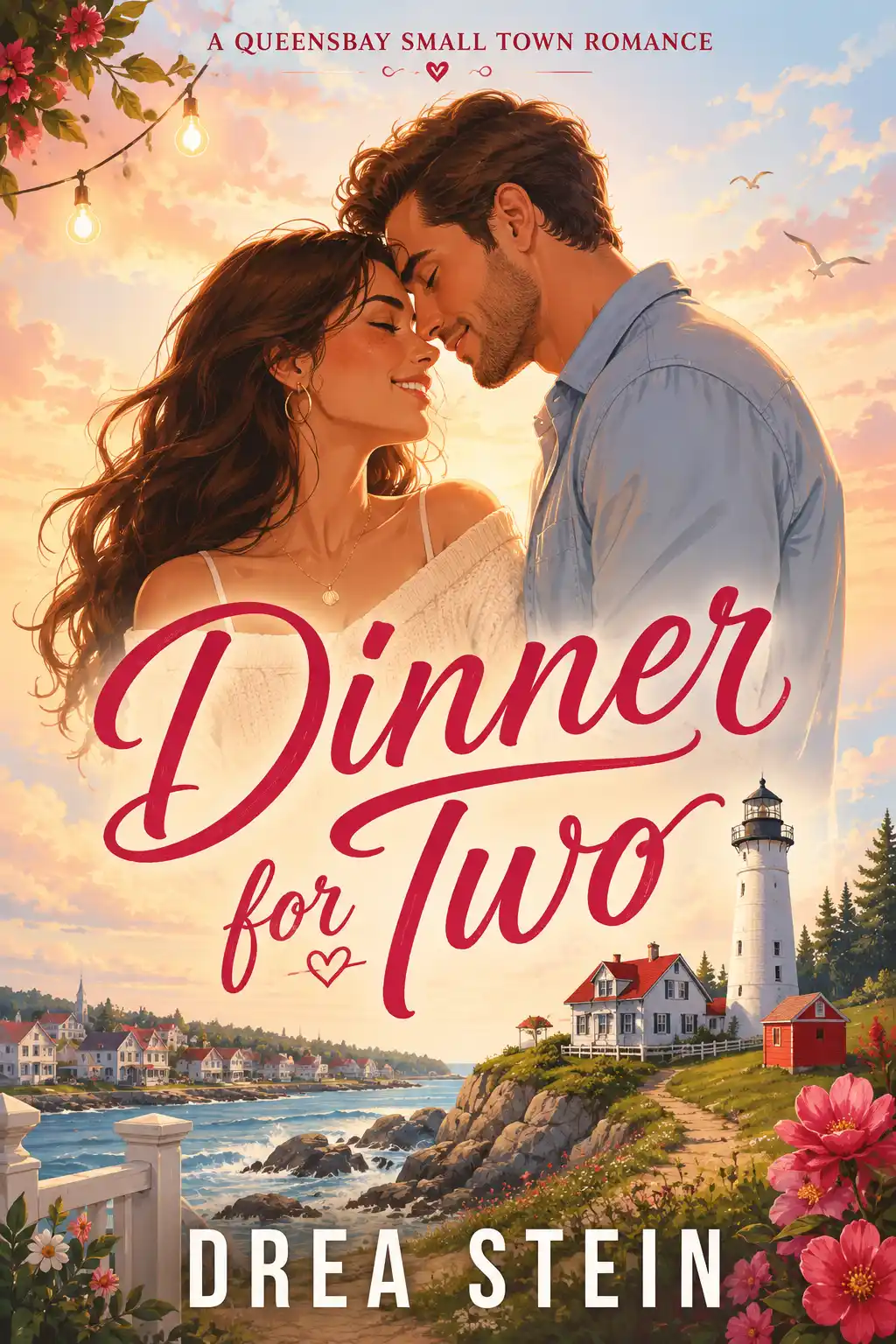 Dinner for Two by Mia Calloway — Contemporary Romance book cover design