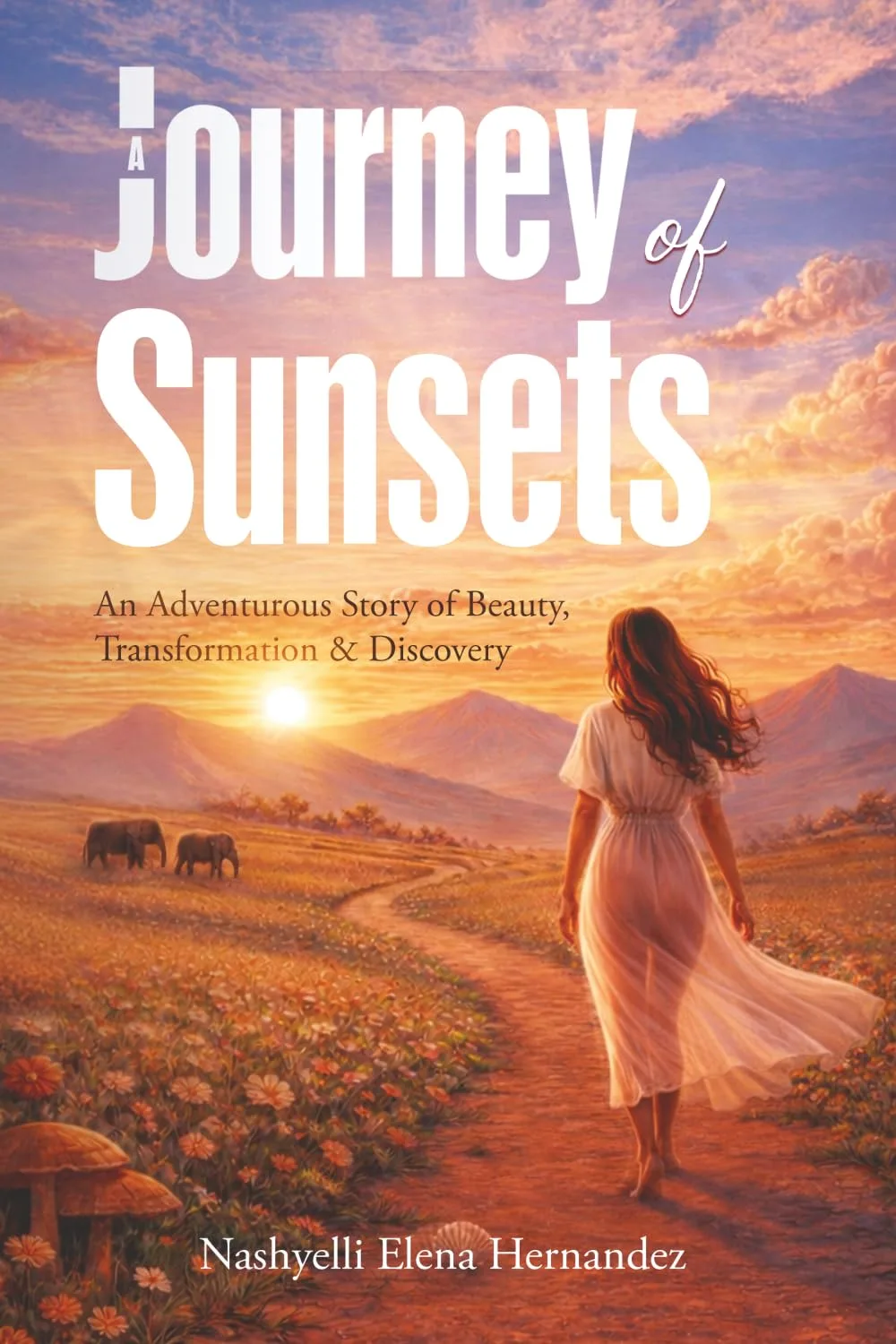 Cover of A Journey of Sunsets: An Adventurous Story of Beauty, Transformation & Discovery