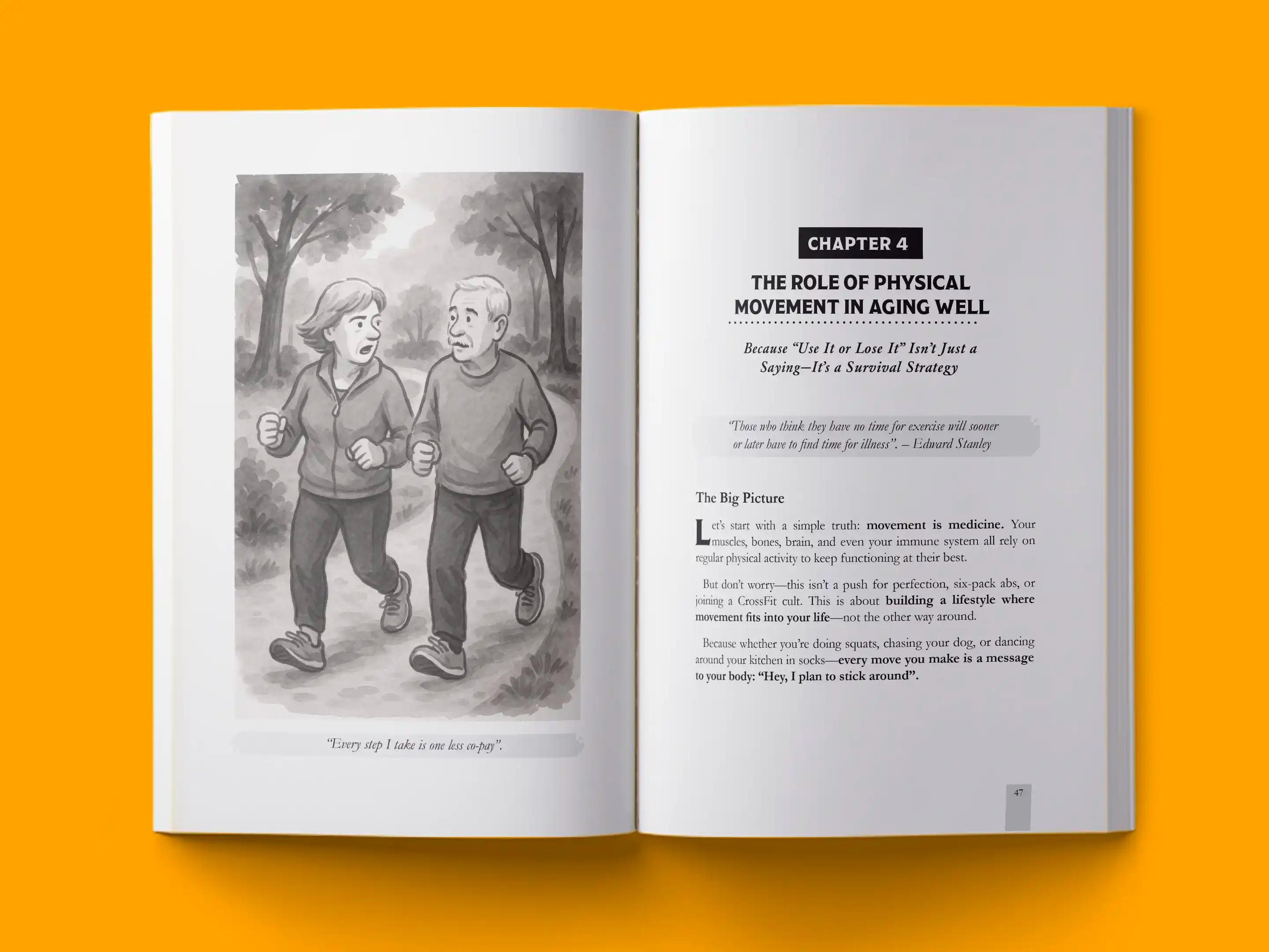 book formatting sample for The Perfectly Imperfect Healthsplan by , showing Health & Wellness interior page layout by HMD Publishing