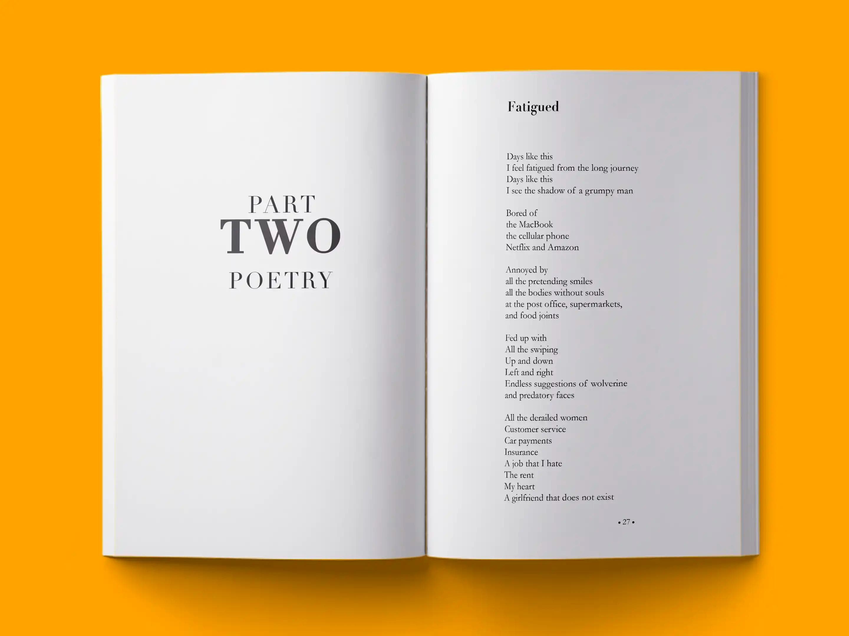 book formatting sample for Perfect Chaos by , showing Non-Fiction interior page layout by HMD Publishing