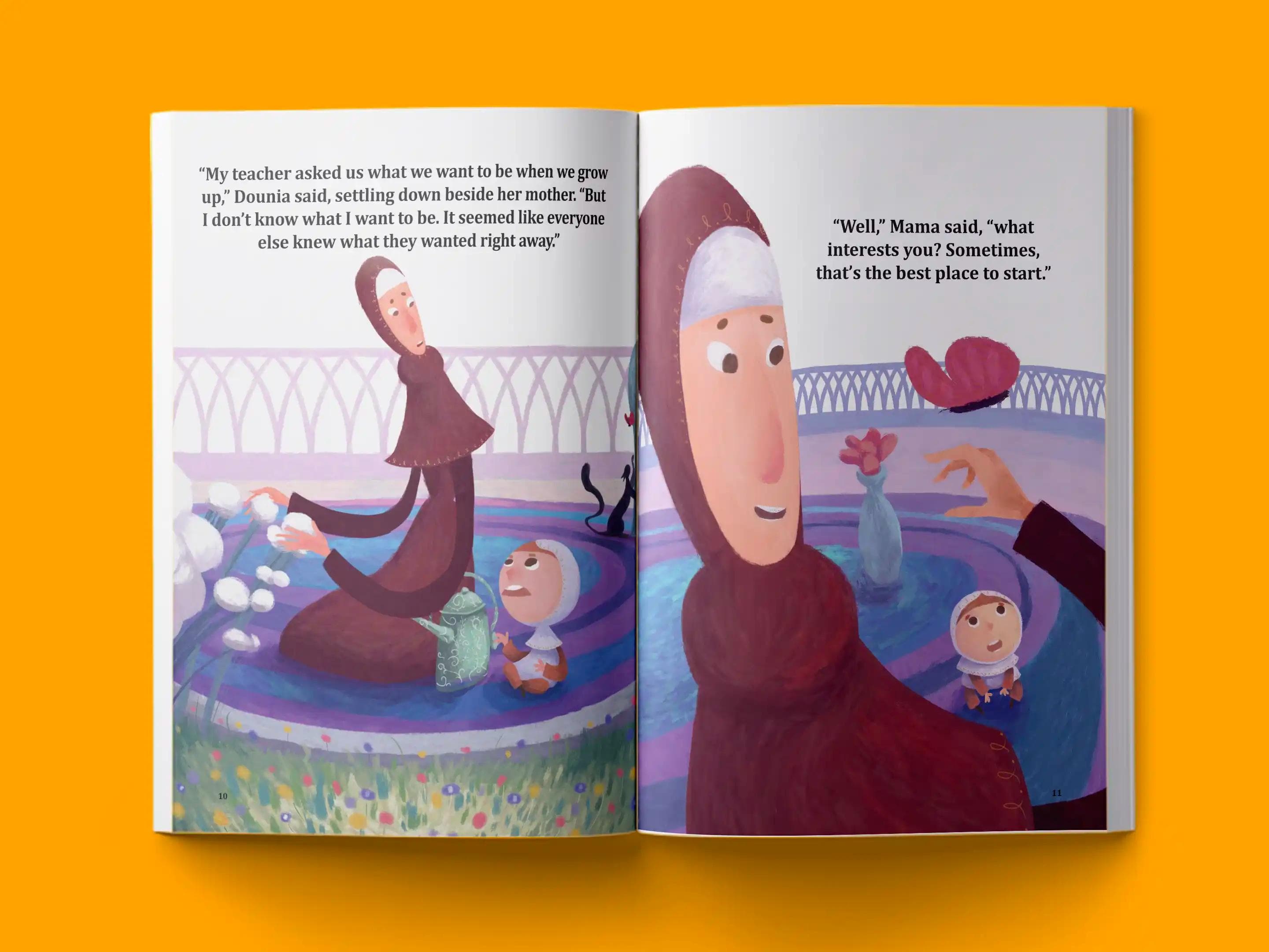 book formatting sample for The World Is Yours by , showing Children's interior page layout by HMD Publishing