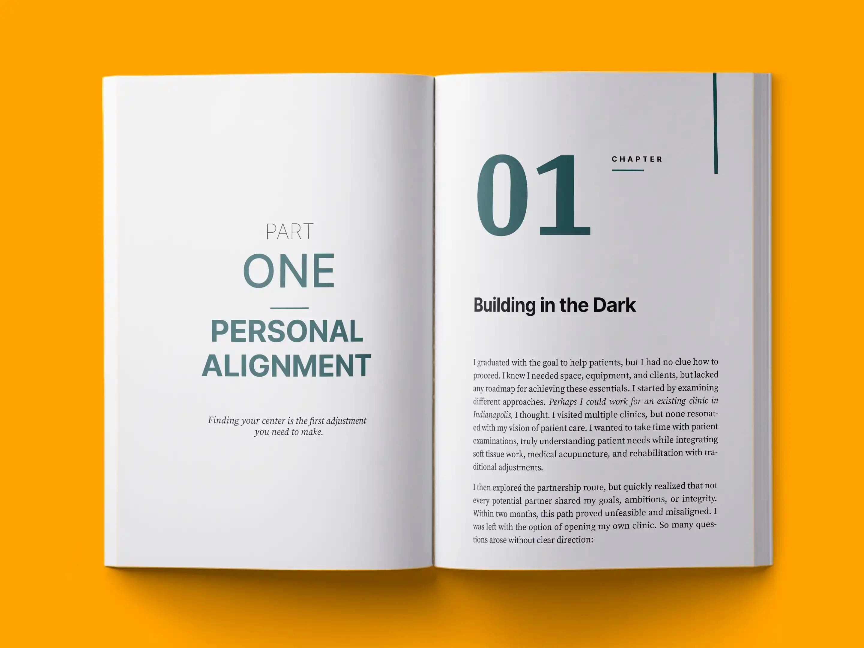 book formatting sample for Mind Over Metrics by , showing Non-Fiction interior page layout by HMD Publishing