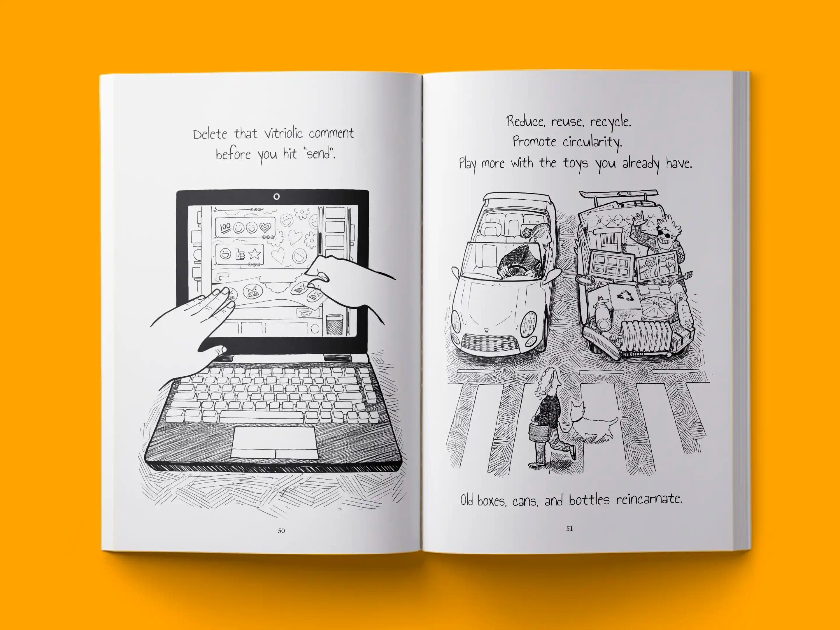 book formatting sample for Share the goats by , showing Children's interior page layout by HMD Publishing