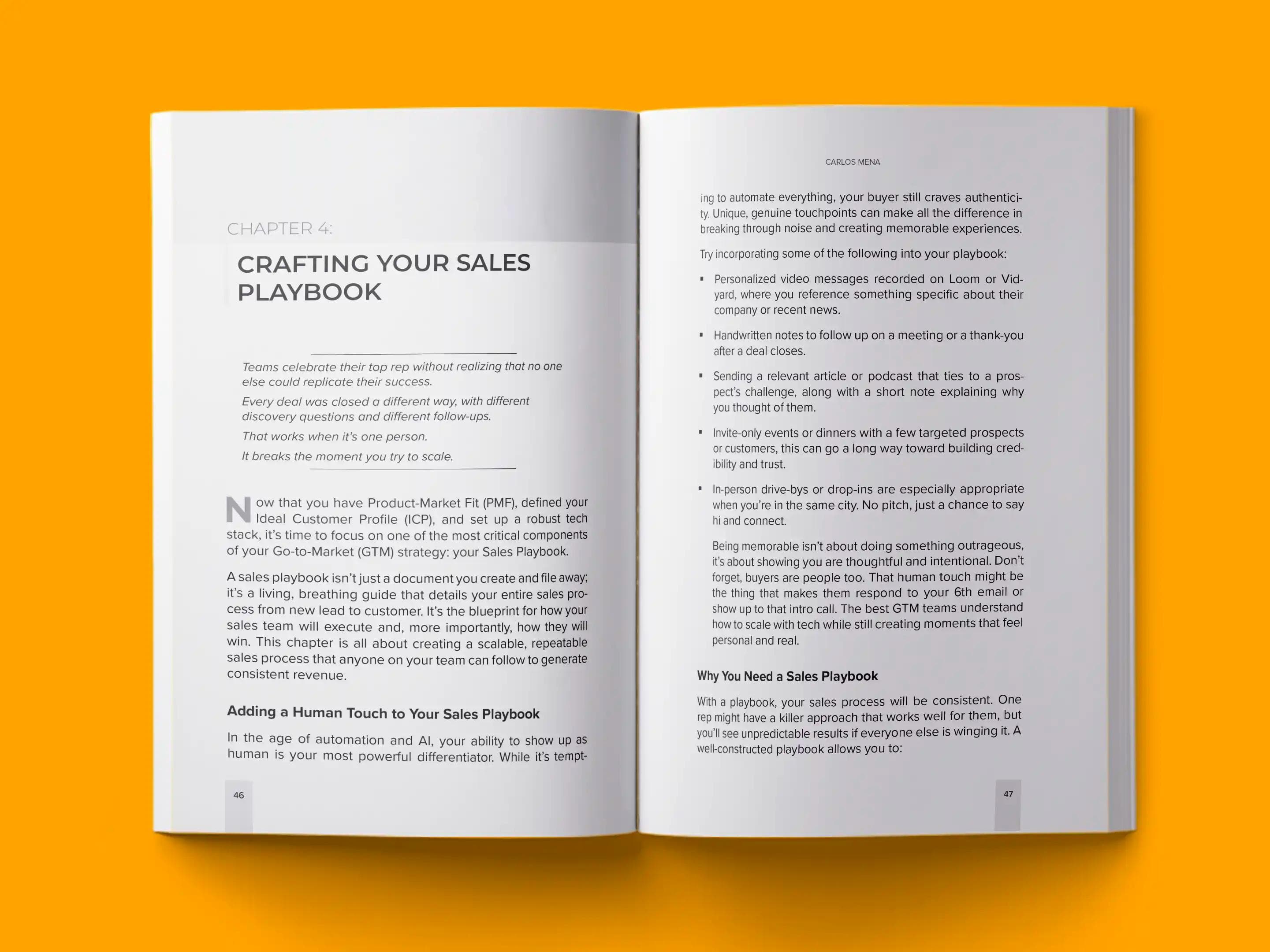 book formatting sample for GTM Unlocked by , showing Business interior page layout by HMD Publishing