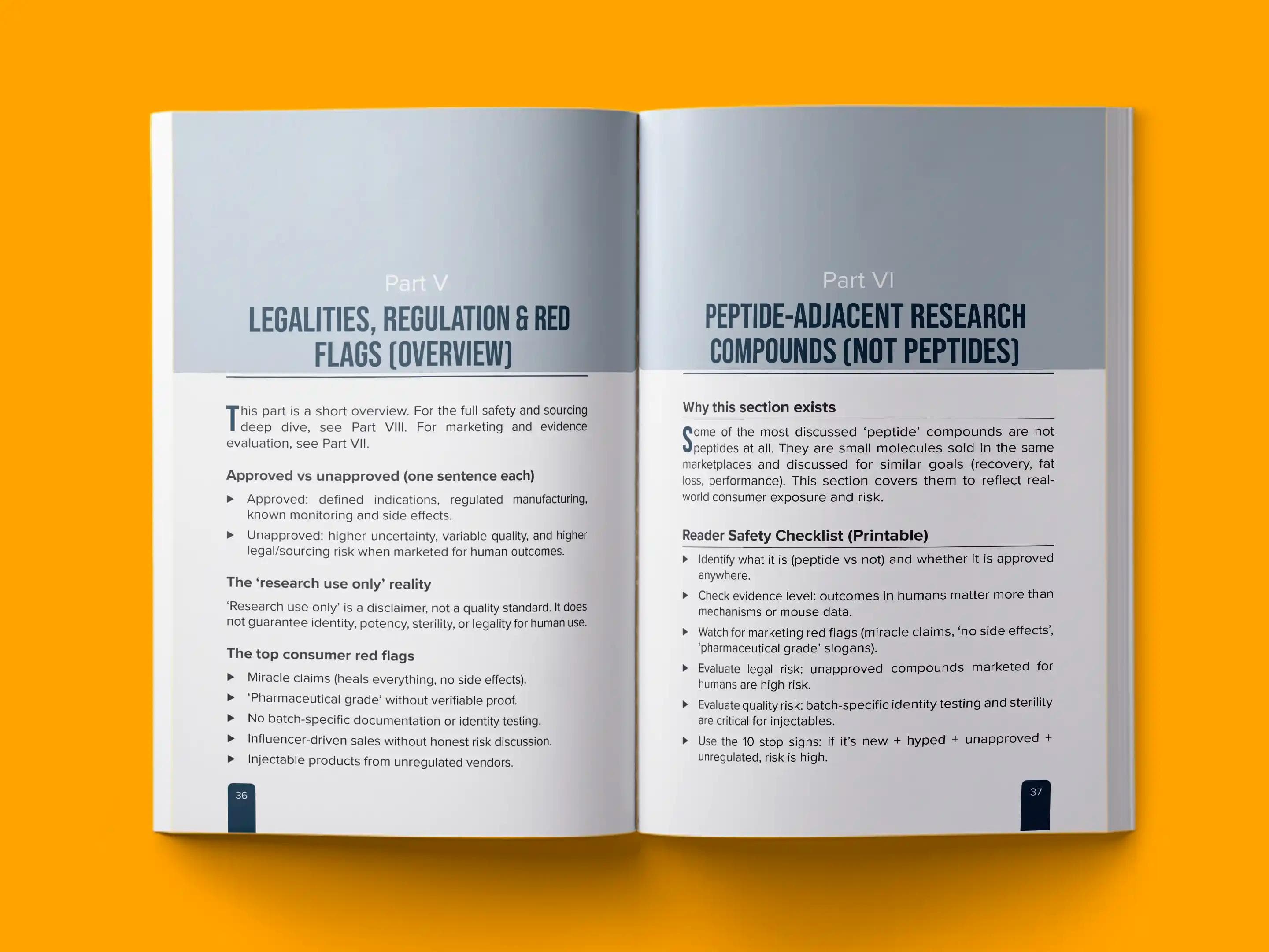 book formatting sample for The Smart Consumer by , showing Health & Wellness interior page layout by HMD Publishing