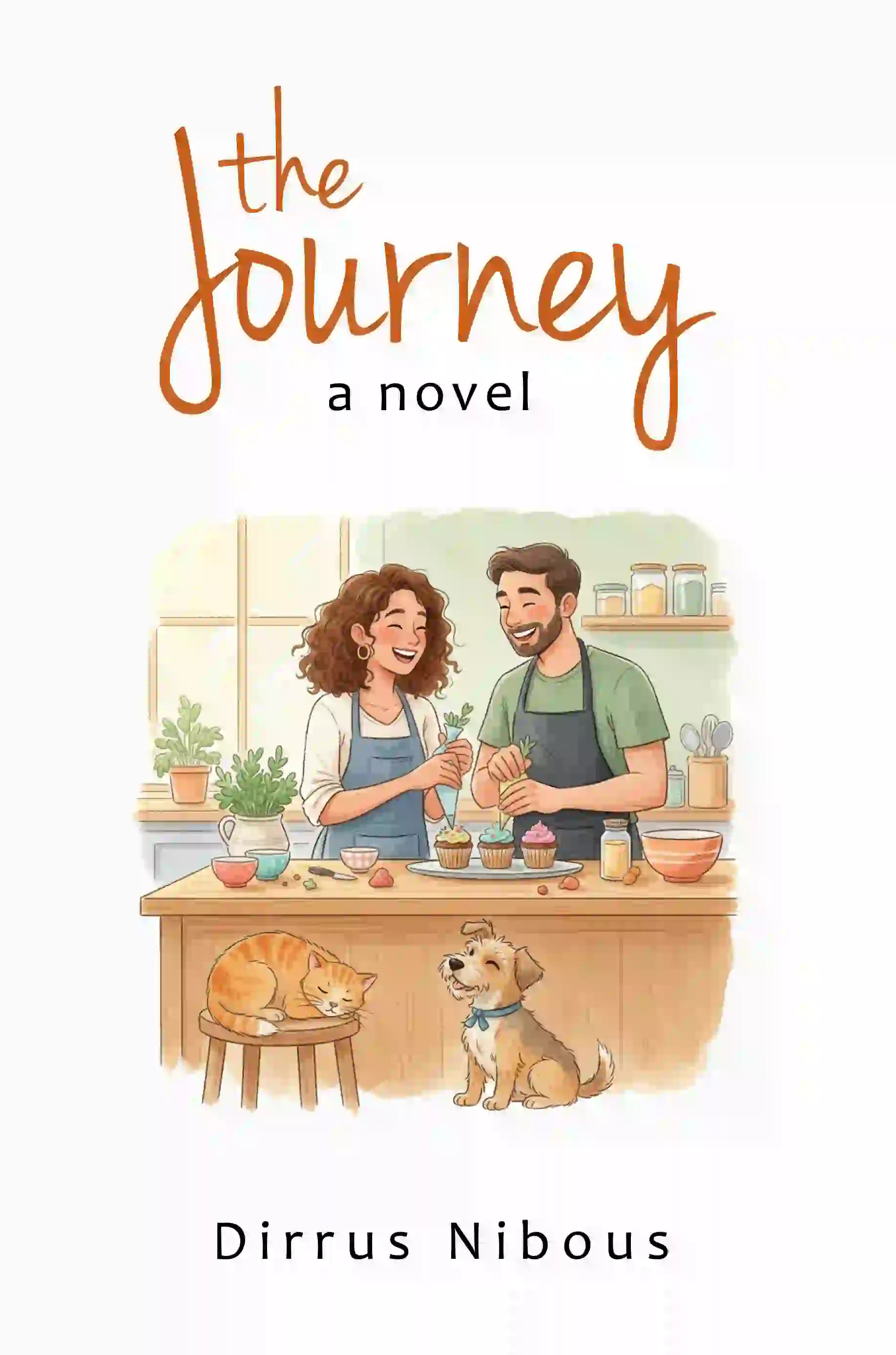 book cover design for the journey by Dirrus Nibous, a Fiction portfolio project by HMD Publishing