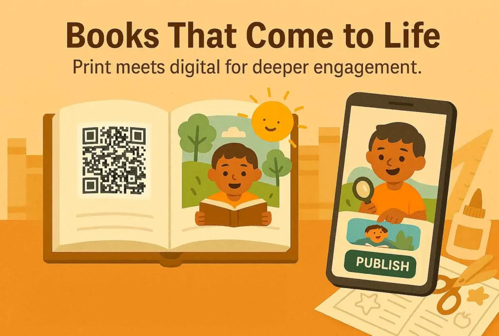 Educational animal stories and math activities integrated into interactive books that teach science concepts through play