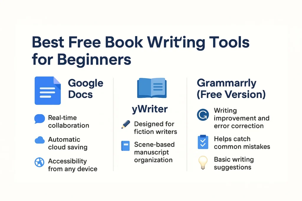 Best Free Book Writing Tools for Beginners